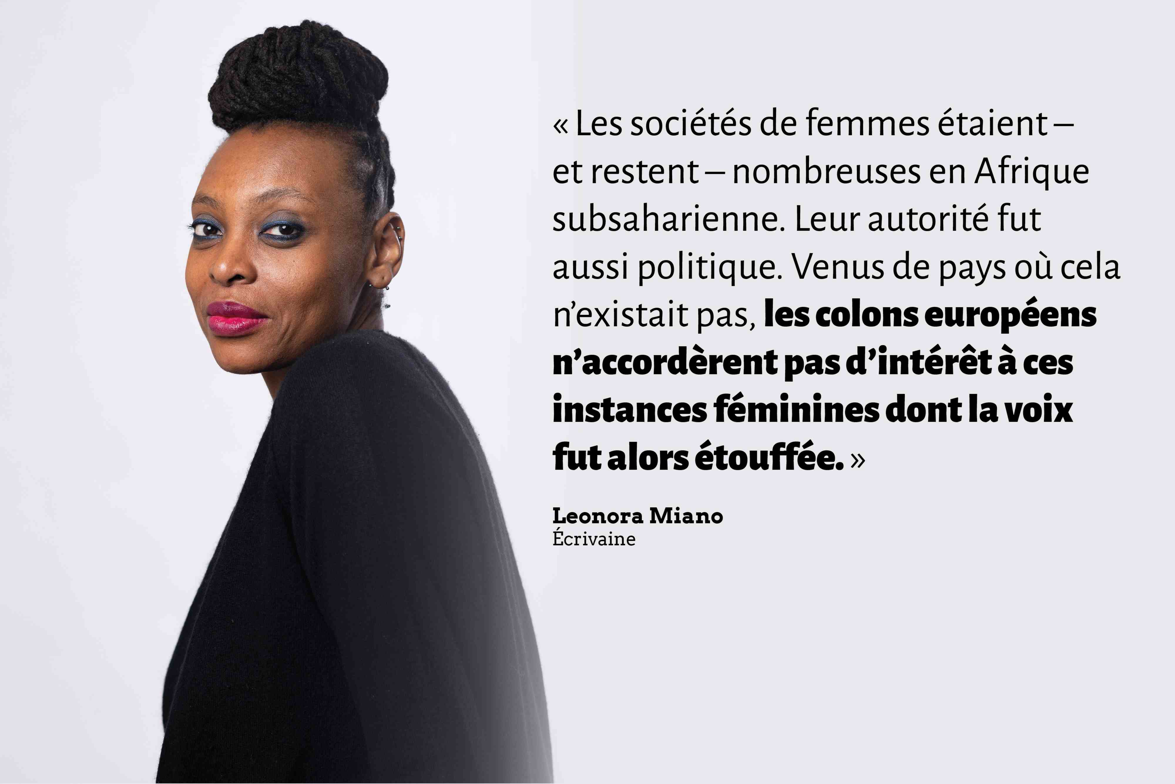 Léonora Miano : « Les sociétés de femmes étaient et restent nombreuses en  Afrique subsaharienne » - Basta!