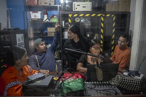 Une station de radio