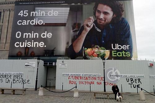 publicité Uber Eats 