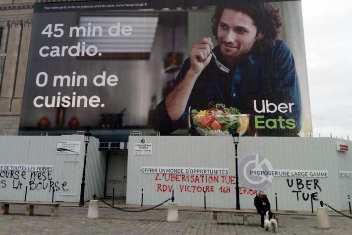 publicité Uber Eats 