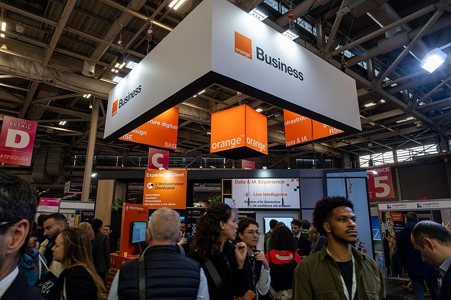 Stand avec les logis Orange Business