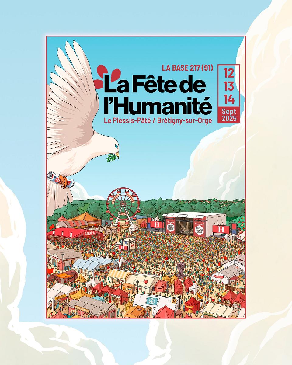 Affiche de la Fête de l'humanité