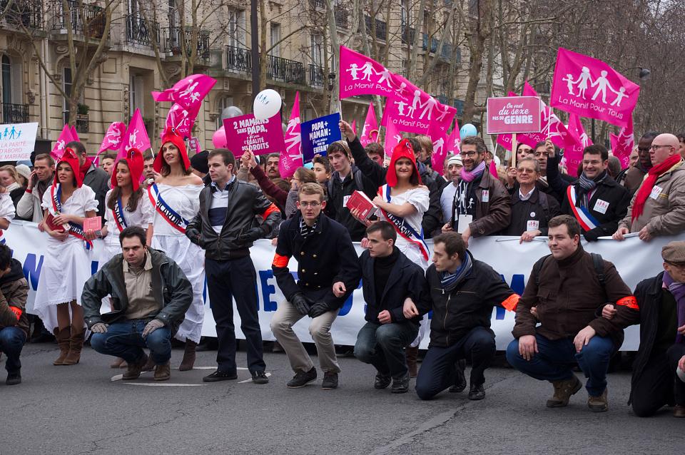 Manifestation à Paris de la "Manif pour tous".