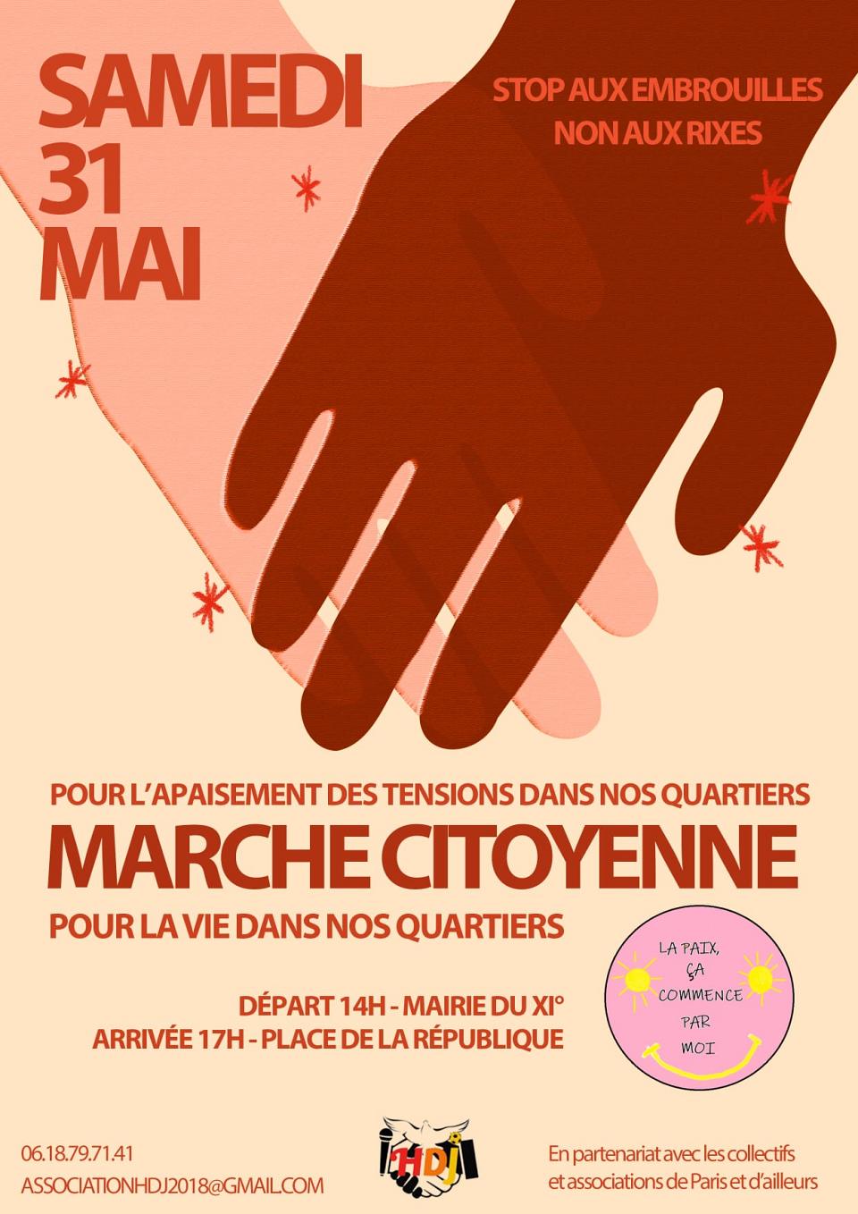 Affiche de la marche 