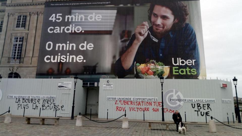 publicité Uber Eats