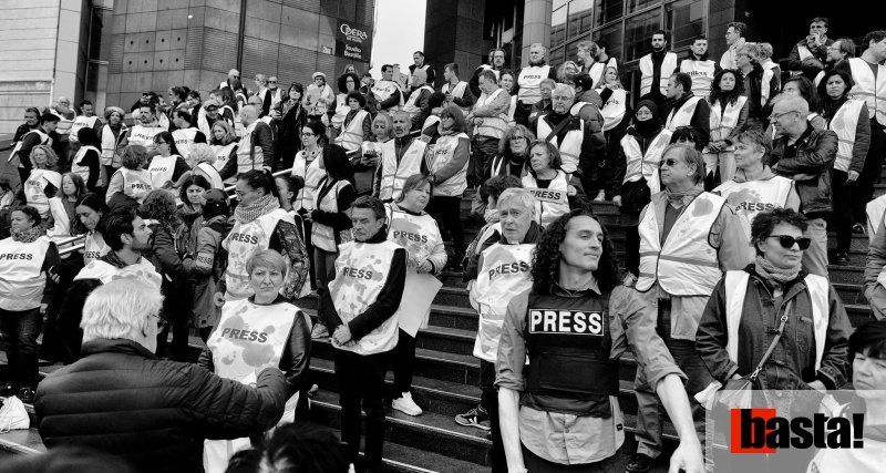 Gaza : « Nous saluons le courage inouï des journalistes palestinien·nes sur place »