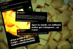 Visuel issu de publications sur les réseaux sociaux et de médias comme Cnews, sur fond d'une photo de Comté (wikimedia).