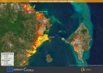 carte de la destruction de Mayotte après le passage du cyclone tropical Chido