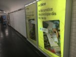 publicité dans le métro parisien d'une entreprise pour la facturation électronique